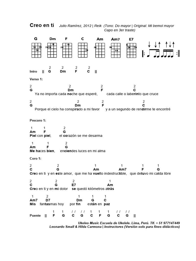 Creo en Ti - Reik | PDF