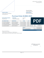 Purchase Order - L0884-2024