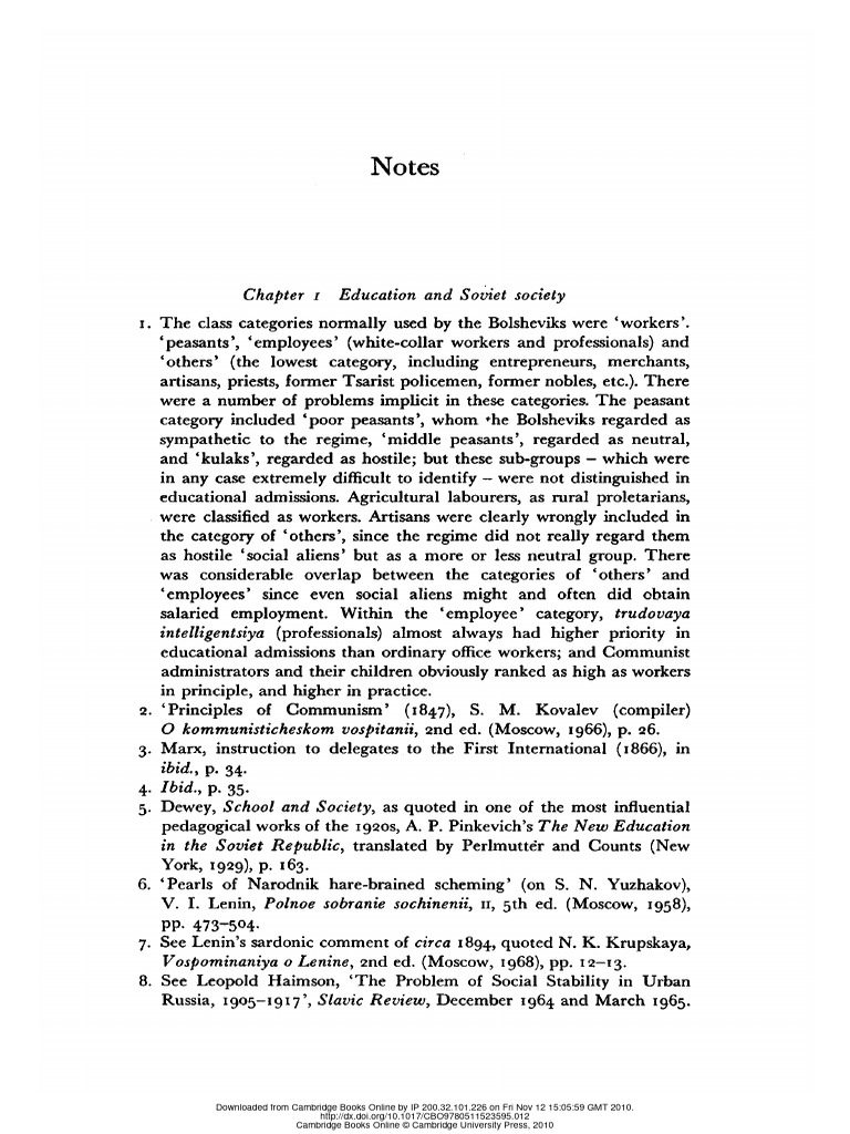 Soviet Education System Overview | PDF | Vladimir Lenin | Communist ...