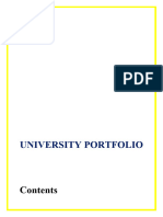 University Portfolio