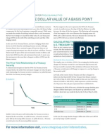 Calculating The Dollar Value of A Basis Point