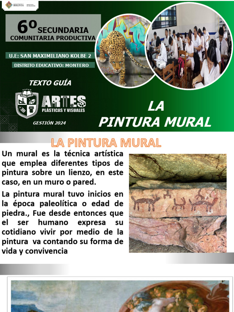 Guía de Pintura Mural para Estudiantes | PDF | Pinturas | Dibujo