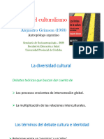 3 Diapositivas - Grimson - Dialectica Del Culturalismo