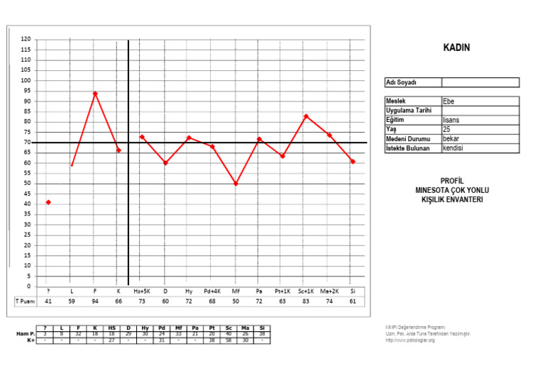 Mmpi Grafik | PDF