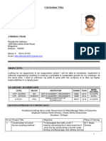Abhishek Ghosh Resume 