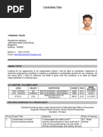 Abhishek Ghosh Resume 