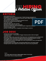 Job - Vacancy - Area 3 Mei 2024