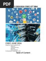 ICT SBA Requirement and Rubric Sheet - 2024