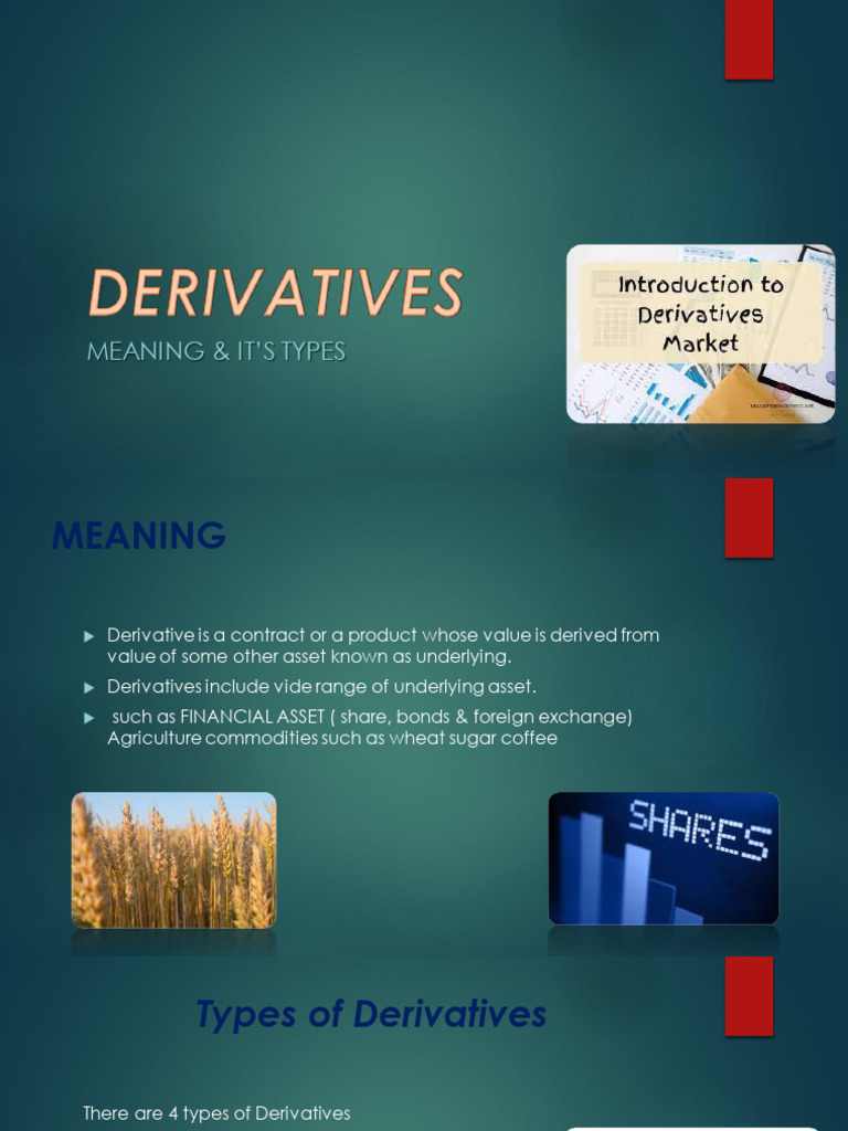 Basics of Derivatives and Their Types | PDF