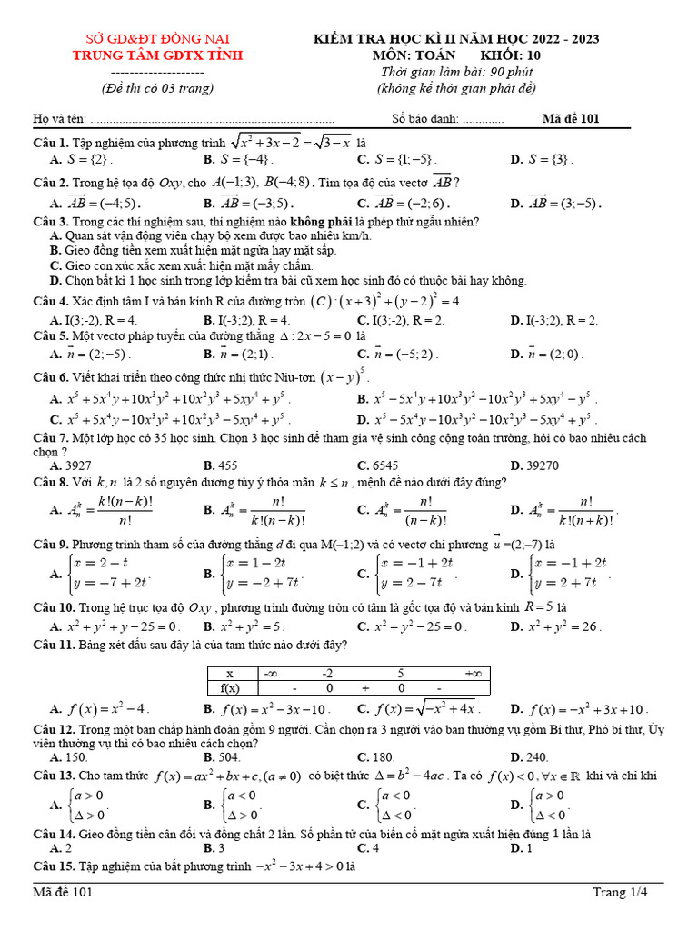 Ma de 101 | PDF