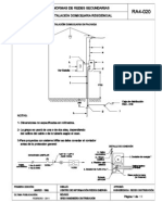 Instalación domiciliaria residencial: Normas para redes secundarias