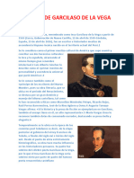 Biografia de Garcilaso de La Vega