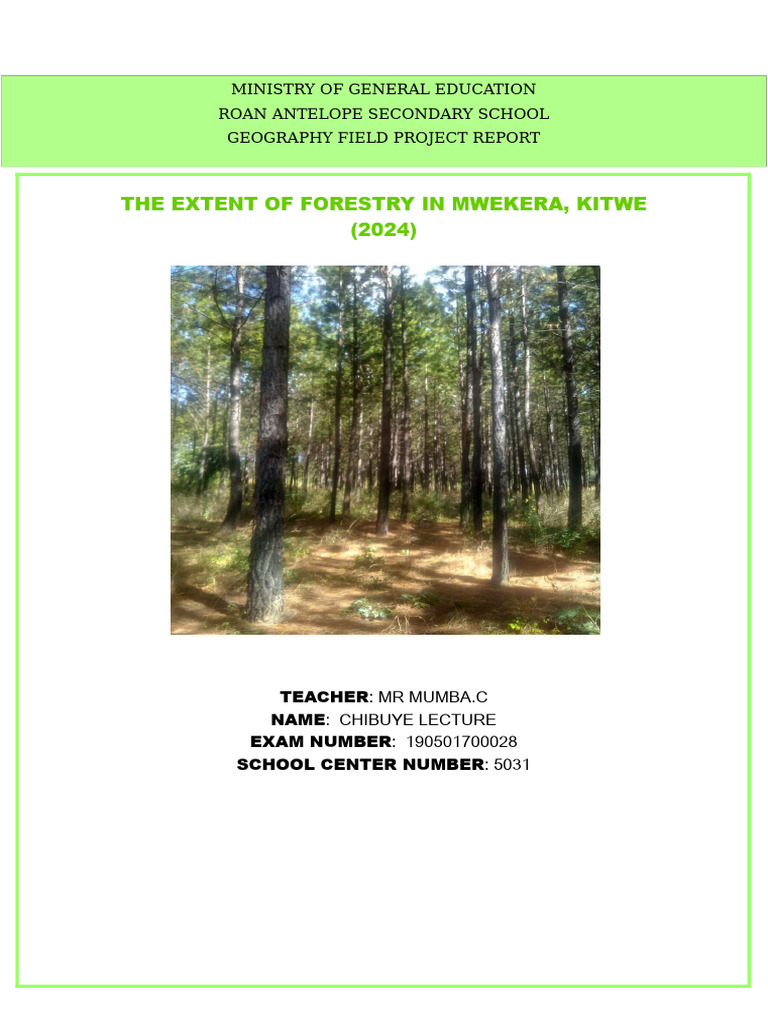 Mwekera | PDF | Forestry | Lumber