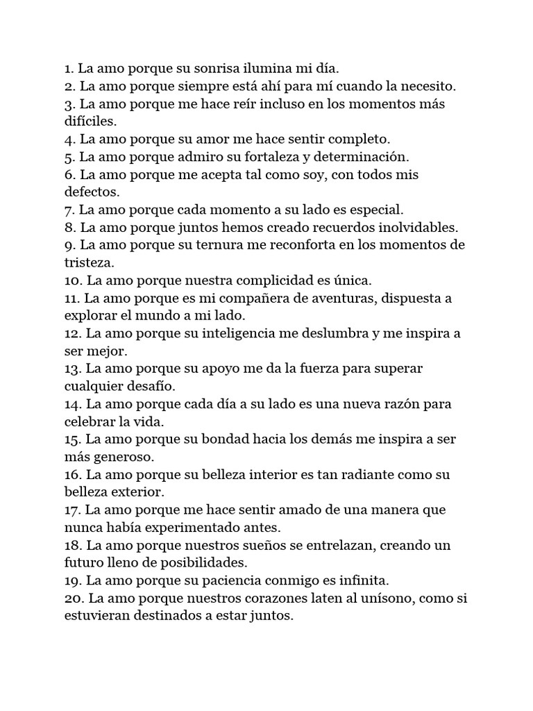 Razones para amar profundamente | PDF | Amor | Virtud
