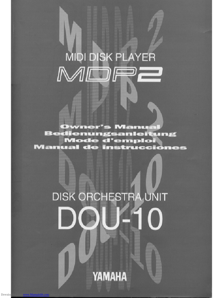 Yamaha mdp 2 dou 10p midi player manual pdf