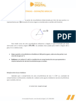 Funções Trigonométricas - Definições Básicas: Arcos e Ângulos