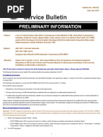 Allison TCM - PI0310B Technical Service Bulletin