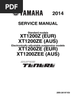 Yamaha MT 07 2014 E0 Service Manual Pagina - 1 100 PDF | PDF