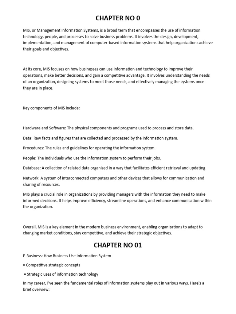Understanding Management Information Systems | PDF | Computer Network ...