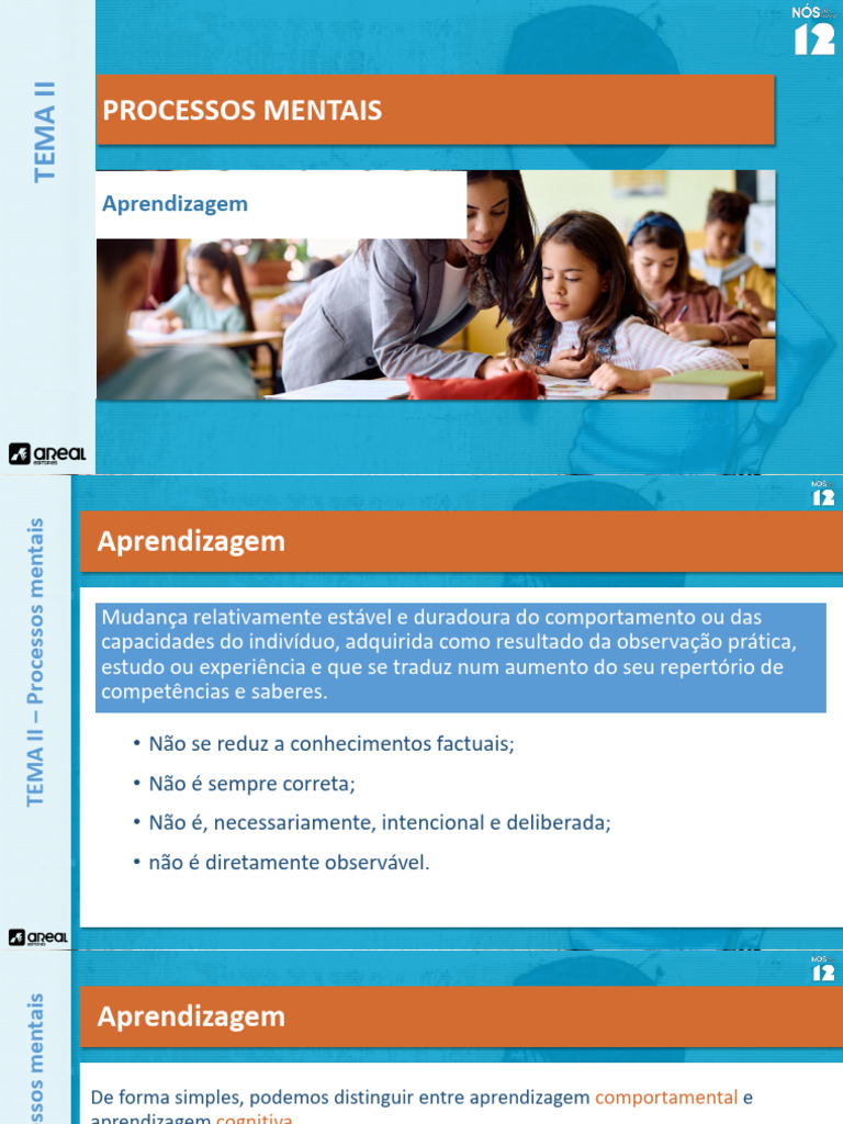 Tipos de Aprendizagem e Condicionamento | PDF | Aprendizado | Behaviorismo