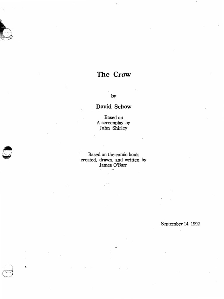 The Crow 1994 Pdf