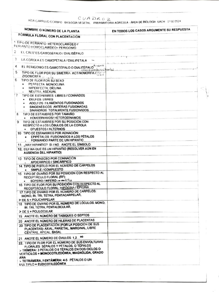 Cuadro 2 b v pdf flores polinizaci n