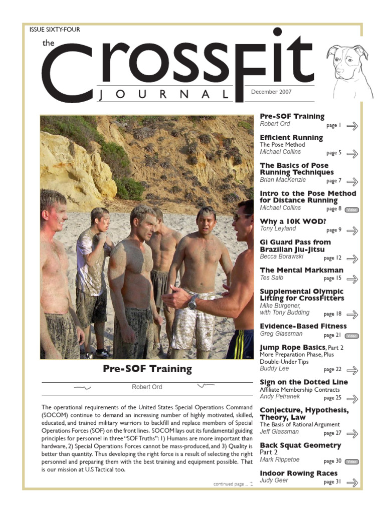 CrossFit Journal 64 - Dec 07 | PDF | Running