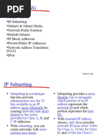 Subnetting- Lecture Slides..