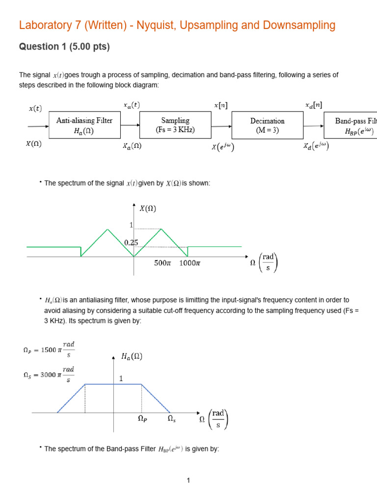 Nyquist Sampling: Upsampling & Downsampling | PDF | Sampling (Signal ...