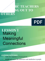 Lesson 1 Making Meaningful Connections