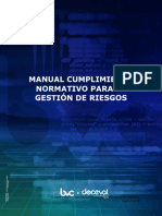 Manual Cumplimiento Normativo para La Gestión de Riesgos