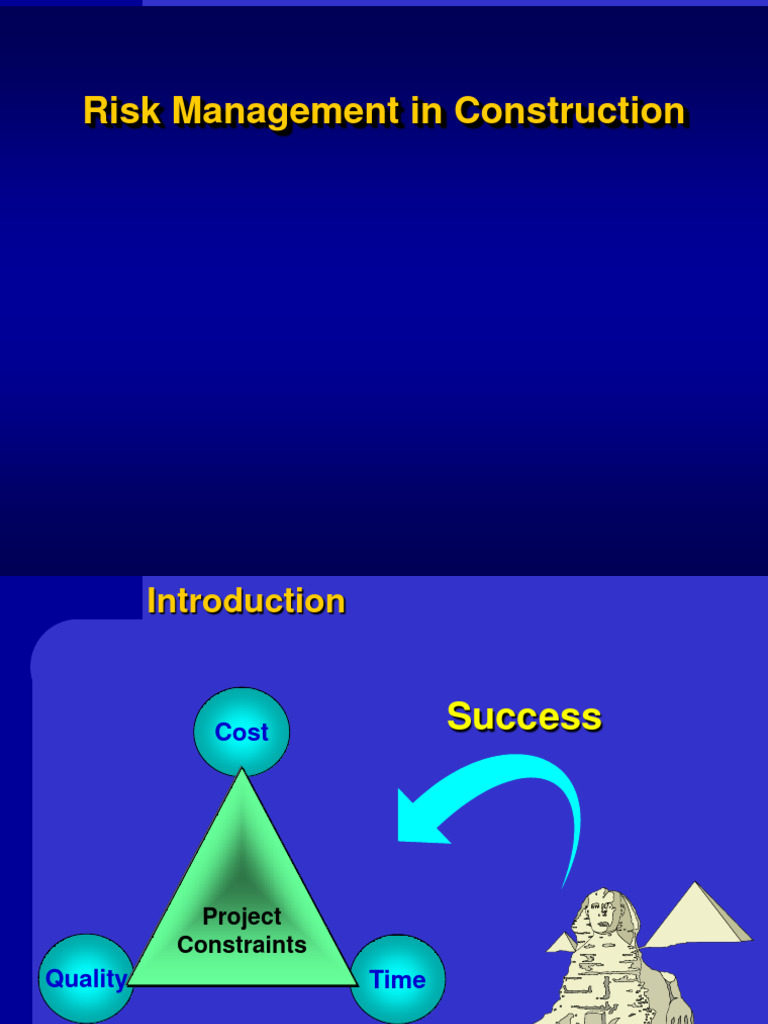 Construction Risk Management Guide | PDF | Risk | Risk Management