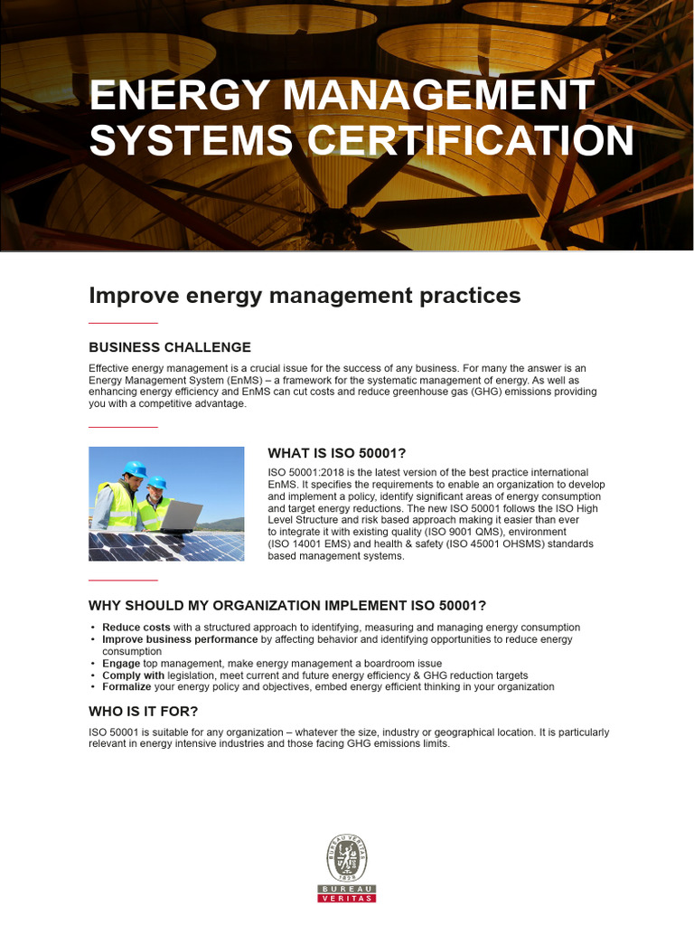 ISO 50001 Energy Management Systems v2.0 0 | PDF | Energy Management ...