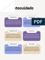 Post de Instagram Infografía Conceptos Bienestar Autocuidado Organizado Morado