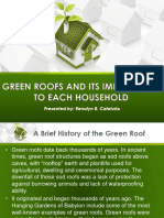 Green Roofs and Its Importance To Each Household