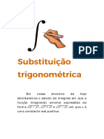 Notas de Aula - Cálculo II e Cálculo Aplicado II - Substituição Trigonométrica