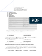 Questionnaires For Research Method Design