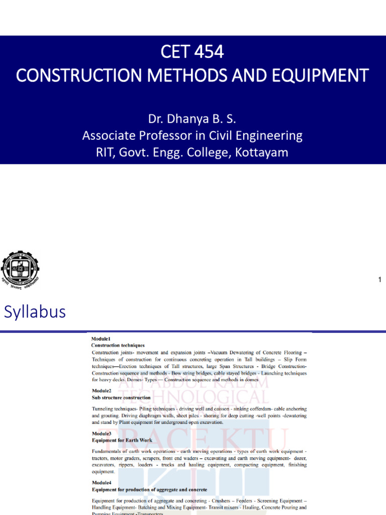 Construction Methods and Equipment Guide | PDF | Prestressed Concrete ...