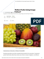 How To Detect Rotten Fruits Using Image Processing in Python - Medium