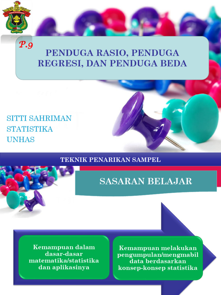 Pendugaan Rasio dalam Statistik | PDF