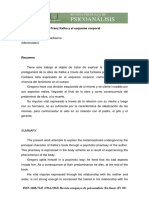 Psicoanálisis: La Metamorfosis de Franz Kafka y El Esquema Corporal