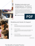 Bridging Instruction and Independence - The Role of Guided Practice in Learning