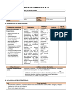 5° Grado - Sesiones Del 20 Al 24 de Marzo