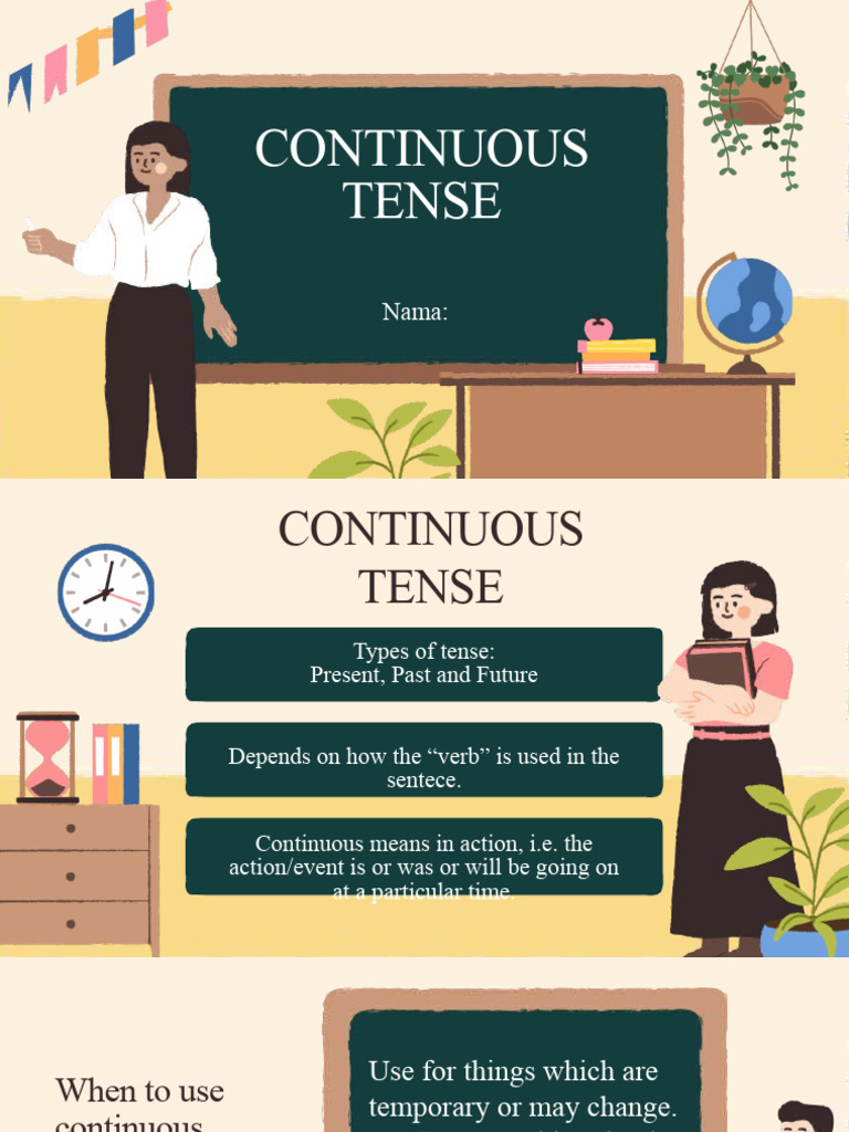 Understanding Continuous Tenses Explained | PDF | Grammatical Tense ...