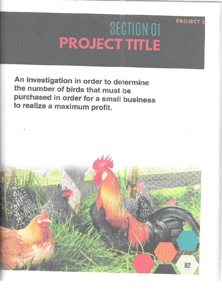 Sample Maths Sba Project Linear Programming PDF Free | PDF