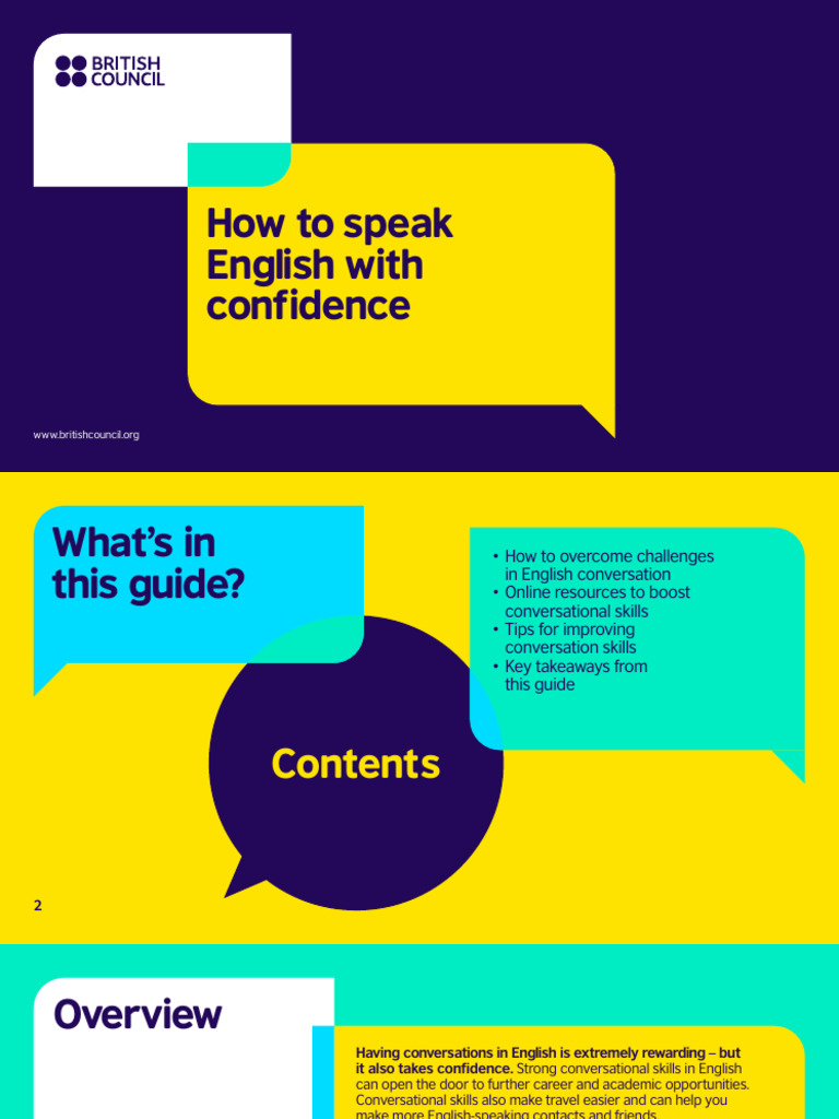 Speak English with Confidence Guide | PDF | English Language | Learning