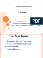 Lecture 4 URP 4175 Resettlemet Planning