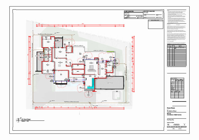 S100-002-A1 - First Floor Plan | PDF | Copyright | Architect
