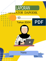 Contoh Laporan Operator Dapodik