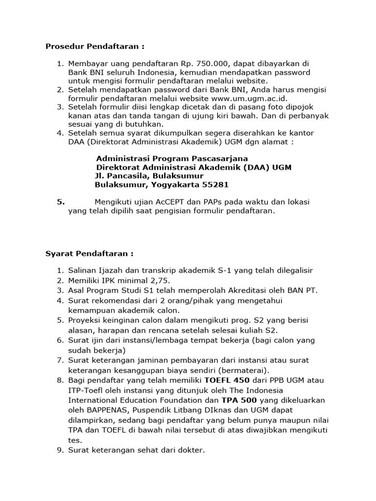 Brosur-MAP UGM | PDF